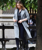 Rebecca Ferguson Mission Impossible 6 Gray Trench Coat - jnjjackets